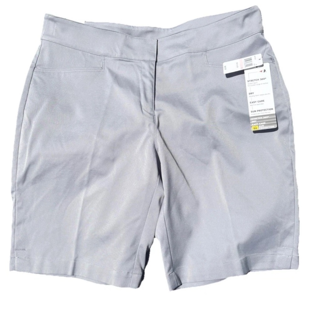 Grand Slam Women's Light Gray Athletic Shorts - Picture 1 of 8